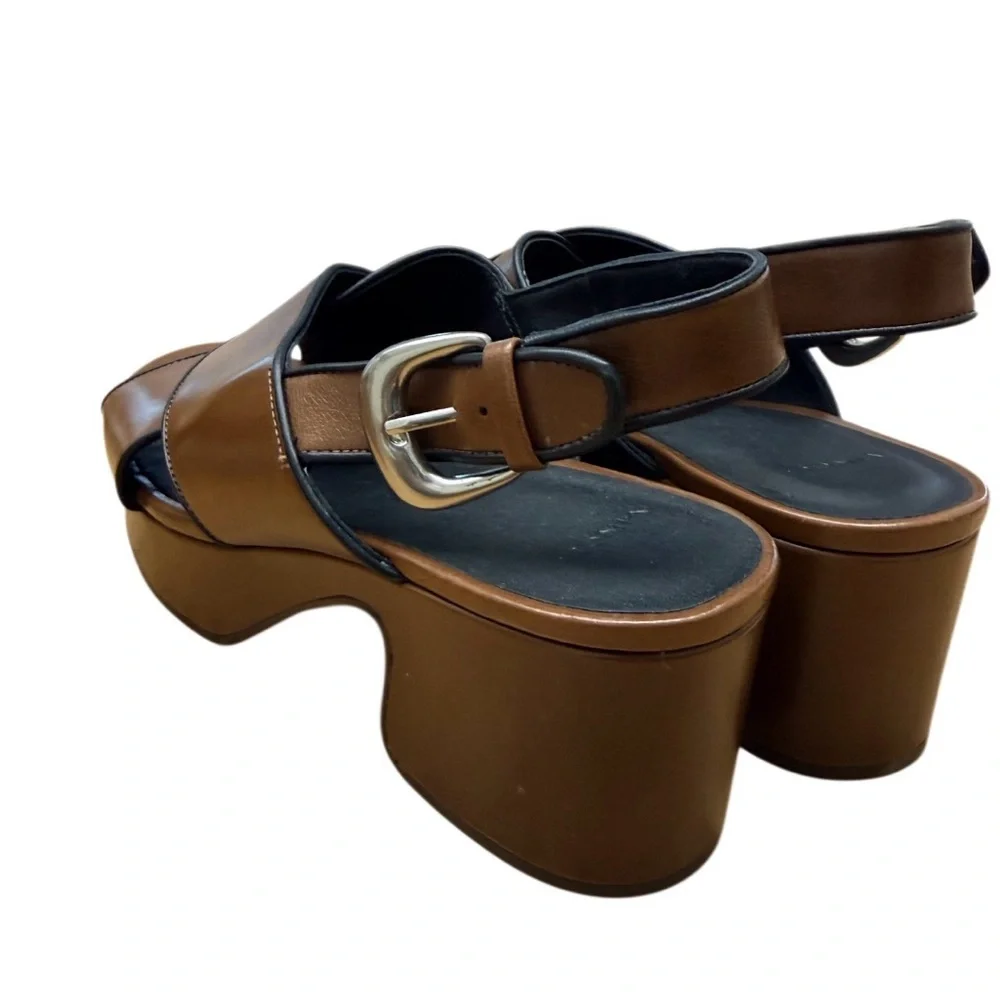 Vince Marlene 60MM Leather Platform Sandals